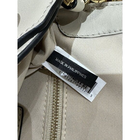 Marc Jacobs Purse The J Marc Shoulder Crossbody Bag Black Beige Cream Gold OS - Picture 14 of 16